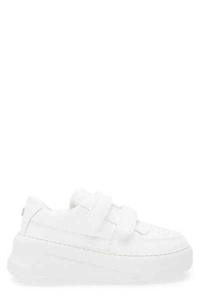 Acne Studios Steffey U Friend Platform Sneaker In White