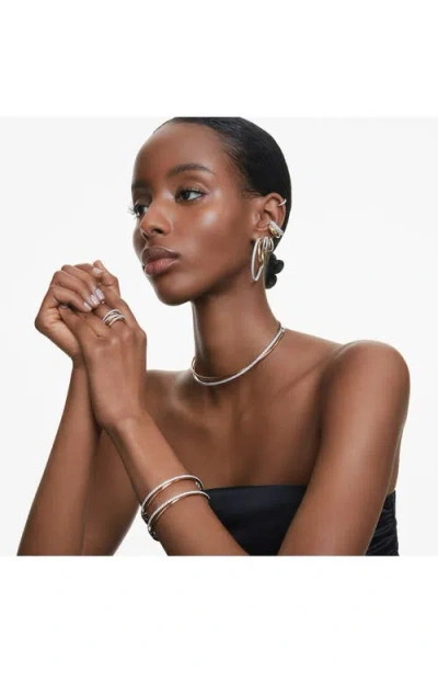 Swarovski Matrix Mini Hoop Earrings