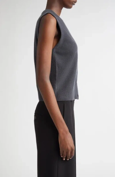 Vince Shrunken Button Wool & Cashmere Blend Vest