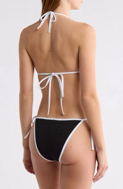 Hunza G Gina Contrast Two-piece Swimsuit
