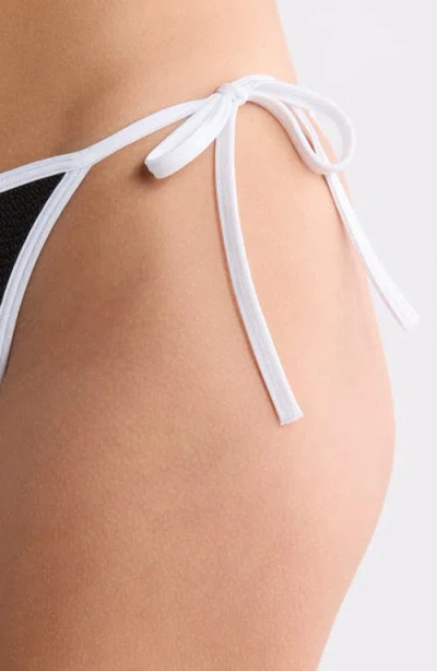 Hunza G Gina Contrast Two-piece Swimsuit