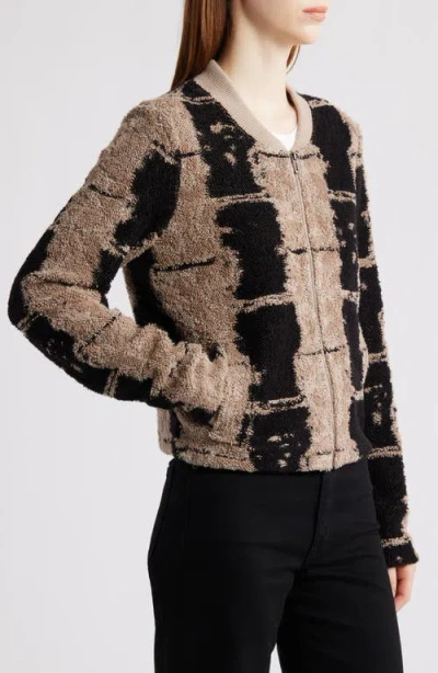 Nic + Zoe Nic+zoe Textured Knit Bomber Jacket