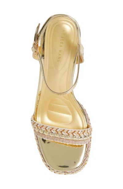 Azalea Wang Judson Ankle Strap Platform Sandal