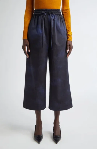 Jason Wu Collection Brushed Canvas Wide Leg Crop Pants