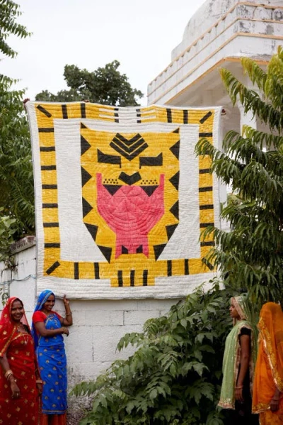 Cqc La Tiger Quilt In Multi