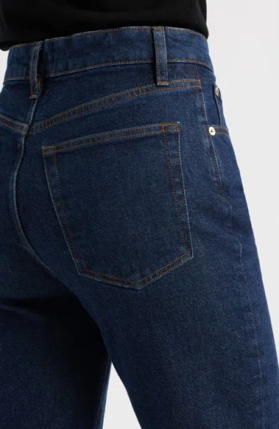 Frame The Arrow High Rise Bootcut Jeans In Taboo In Blue