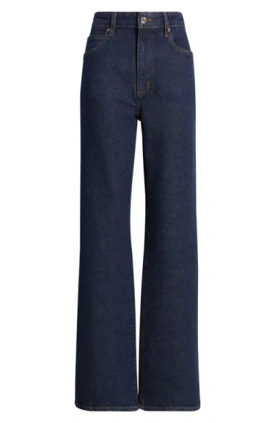 Frame The Arrow High Rise Bootcut Jeans In Taboo In Blue