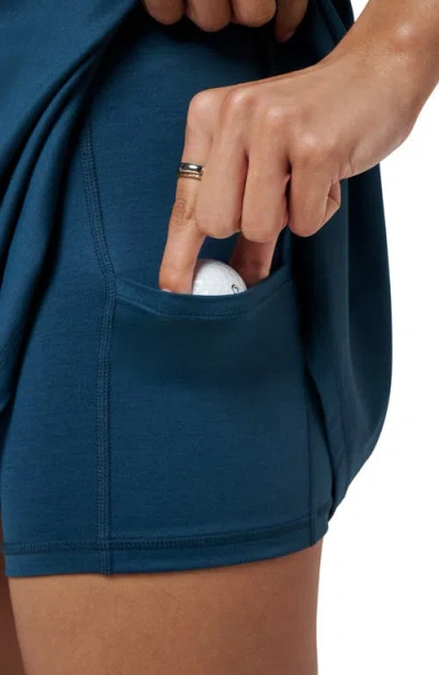 Travismathew Move Half-zip Sleeveless Dress In Blue