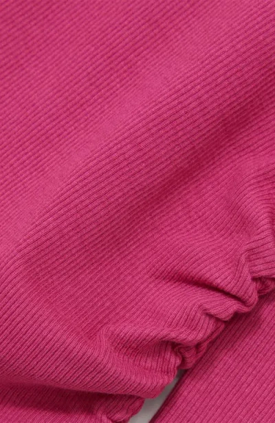Reiss Kids' Trina Sr. Ruched Rib Sweater In Pink