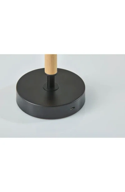 Adesso Lighting Ronny Cordless Led Table Lamp In Black