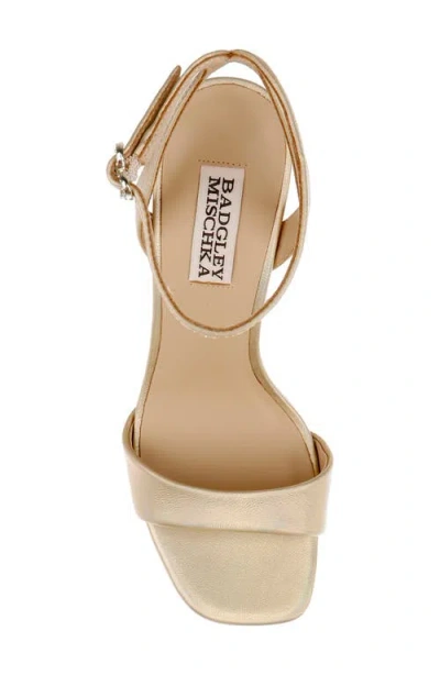 Badgley Mischka Collection Caia Ankle Strap Platform Sandal