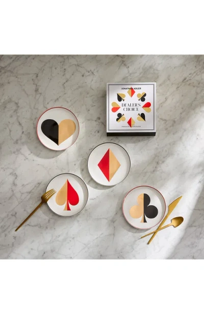 Jonathan Adler Dealer's Choice Canapé Plate Set