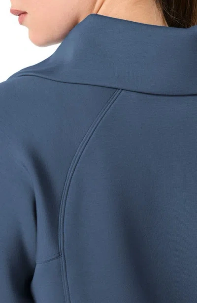 Spanx ® Airessentials Half Zip Sweatshirt In Blue