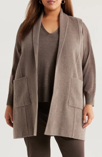 Eileen Fisher Shawl Collar Wool Vest