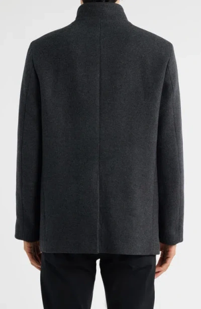 Theory Clarence Wool Melton Jacket In Black