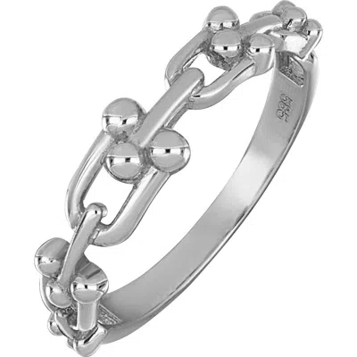 Bony Levy 14k Gold Stirrup Link Trend Ring