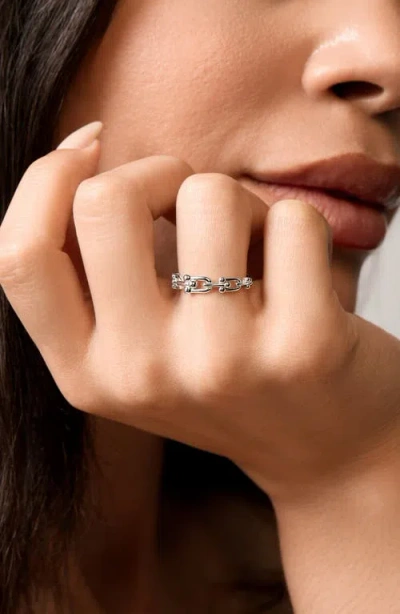 Bony Levy 14k Gold Stirrup Link Trend Ring