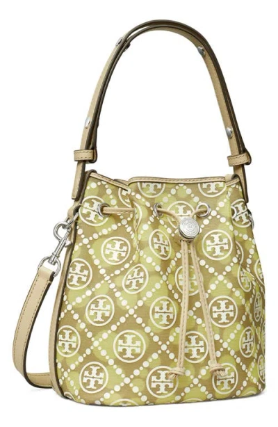 Tory Burch T Monogram Mesh Dot Bucket Bag