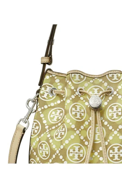 Tory Burch T Monogram Mesh Dot Bucket Bag