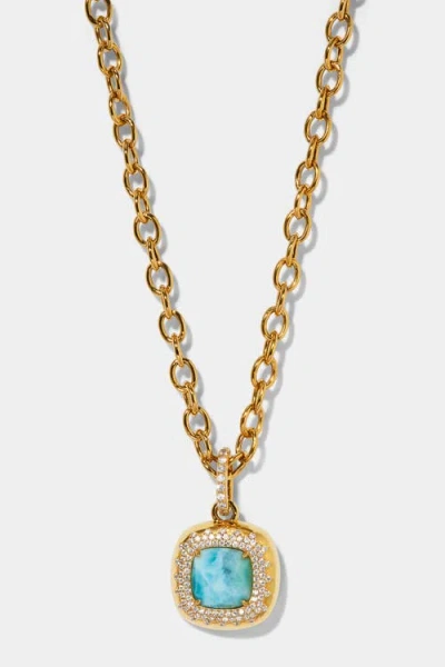 Nadri Cabarete Larimar Large Pendant Necklace