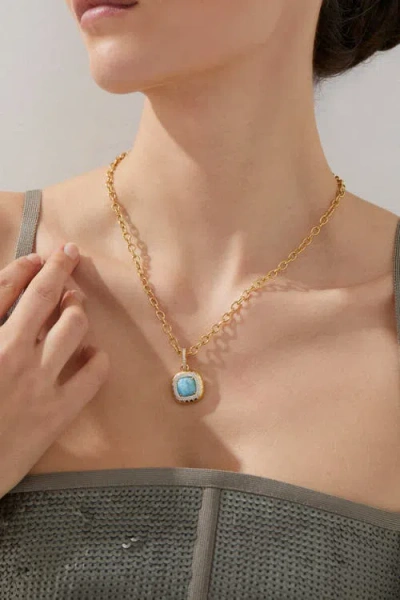 Nadri Cabarete Larimar Large Pendant Necklace