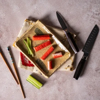 Cuisine::pro Damashiro 5.5" Emperor Santoku In Black