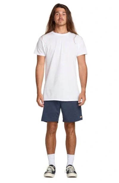 Billabong Surftrek Transit Elastic Waist Hybrid Shorts In Blue