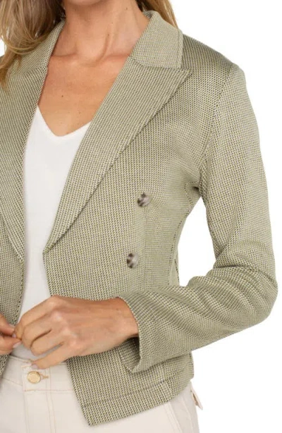 Liverpool Los Angeles Open Front Blazer In Green