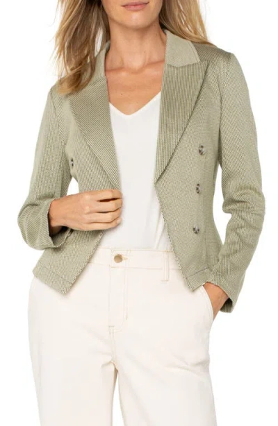 Liverpool Los Angeles Open Front Blazer In Green