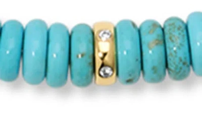 Ef Collection Semiprecious Stone Rondelle Bead Necklace