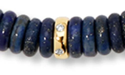 Ef Collection Semiprecious Stone Rondelle Bead Necklace