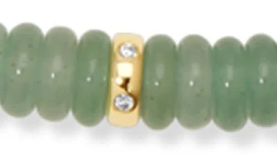 Ef Collection Semiprecious Stone Rondelle Bead Necklace