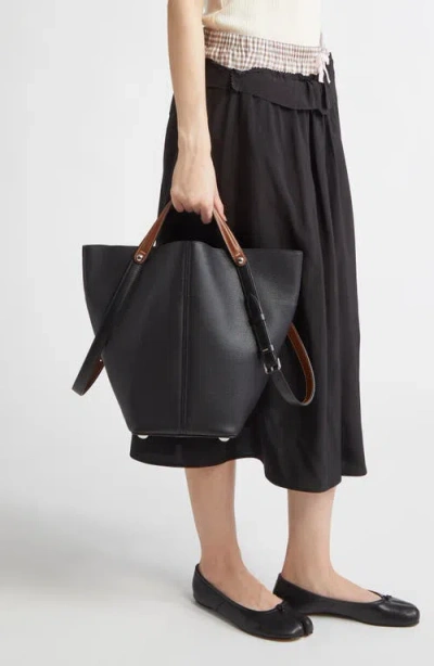 Maison Margiela Medium Dress-age Leather Tote