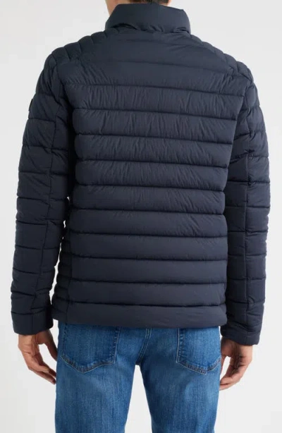 Save The Duck Alex Zip-front Padded Jacket In Blue