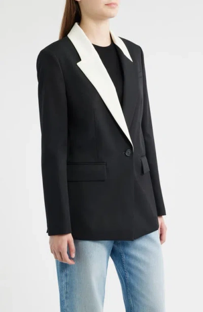 Hugo Boss Boss Janka 6 Colorblock Wool Blazer