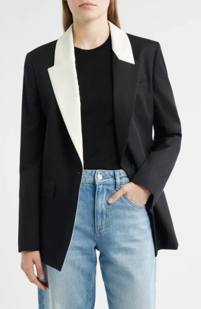 Hugo Boss Boss Janka 6 Colorblock Wool Blazer