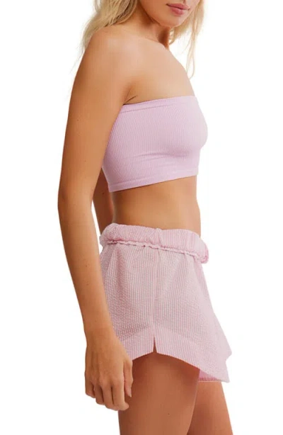 Free People Amelia Bandeau Bra In Pink