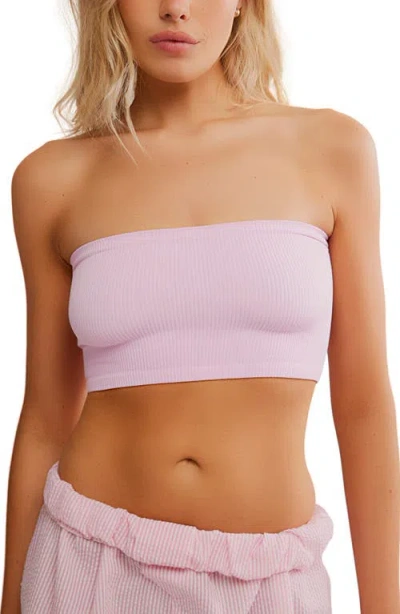 Free People Amelia Bandeau Bra In Pink