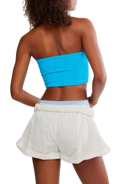 Free People Amelia Bandeau Bra In Blue