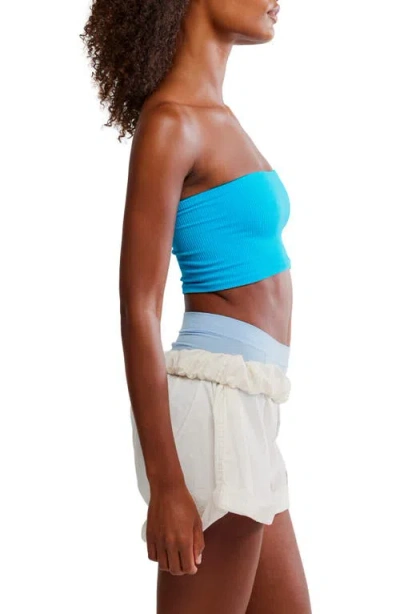 Free People Amelia Bandeau Bra In Blue