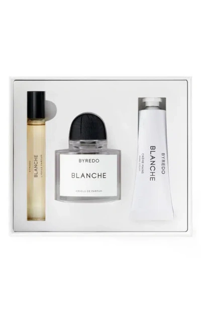 Byredo Blanche Eau De Parfum Travel Essentials Trio Set $415 Value