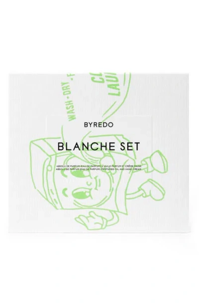 Byredo Blanche Eau De Parfum Travel Essentials Trio Set $415 Value