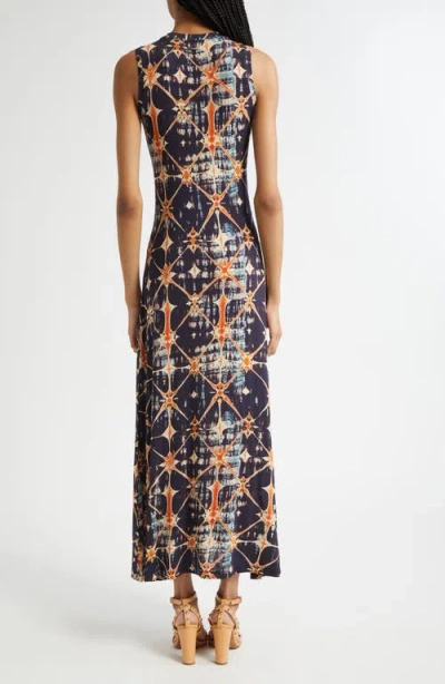 Ulla Johnson Orla Sleeveless Midi Dress In Phoenix In Multi
