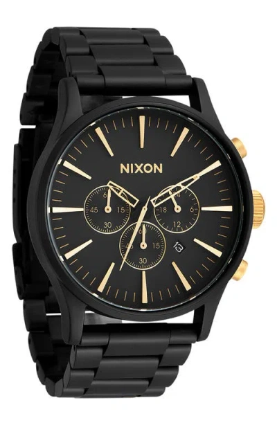 Nixon Sentry Chronograph Bracelet Watch, 42mm