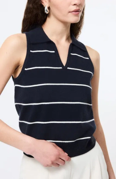 French Connection Sloane Sleeveless Top In Blue