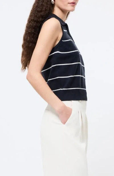 French Connection Sloane Sleeveless Top In Blue
