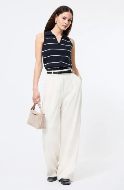 French Connection Sloane Sleeveless Top In Blue