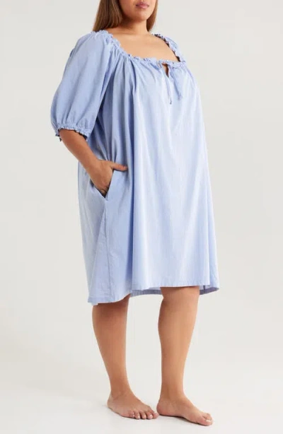 Nordstrom Tie Front Cotton Nightgown