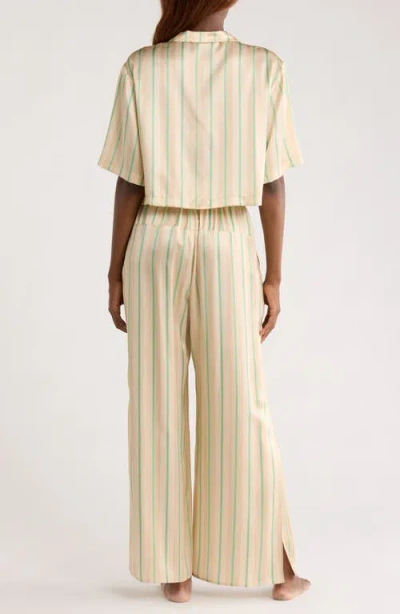 Lunya High Waist Washable Silk Pajamas In Gray