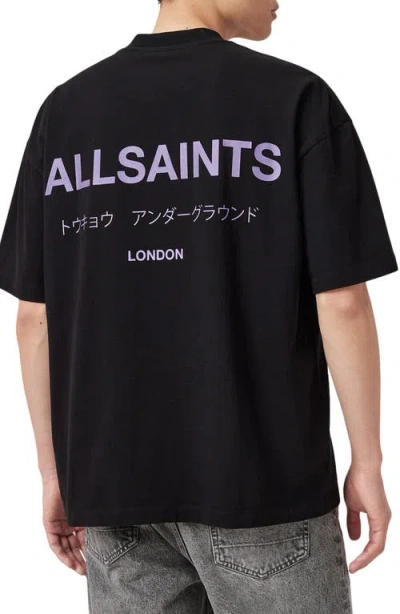 Allsaints Underground Oversize Graphic T-shirt